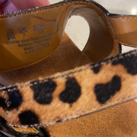 Franco Sarto Velocity2 Animal Print Calf Hair 9 - Picture 4 of 4